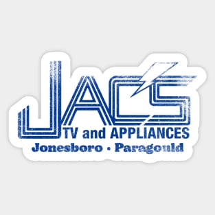 Jac's TV and Appliances Sticker